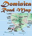 Road map of Dominica