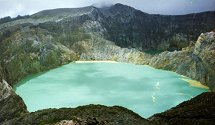 Find out about other similar
                  lakes scattered around the globe, such as this one in
                  Indonesia